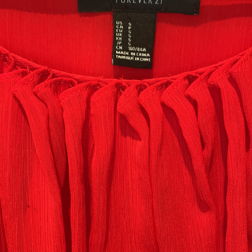 Red Mid Dress - Picture 8 of 9